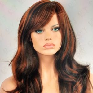 Brownish Long Hair full wigs